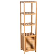 Narrow shelving best sale unit with drawers